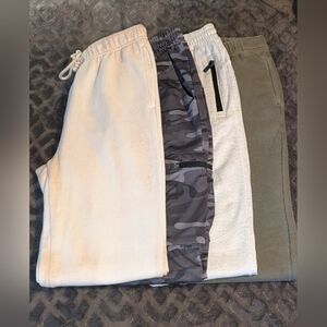 BIG Joggers Sweatpants Men's Bundle 5 Pair Ecko Unltd Bleached Tech Joggers